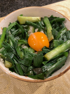 シャキシャキ 簡単ニラ玉丼(^^)-レシピのメイン写真