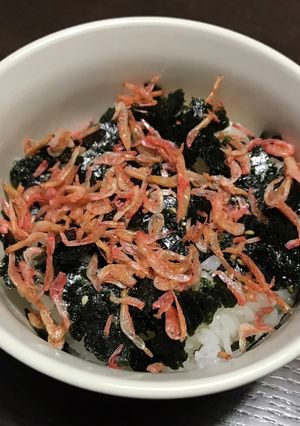 干しエビ消費に！海老海苔ごはん-レシピのメイン写真