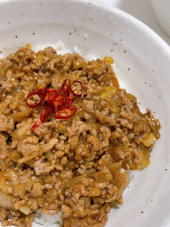 ミンチ肉のオイスター丼-レシピのメイン写真