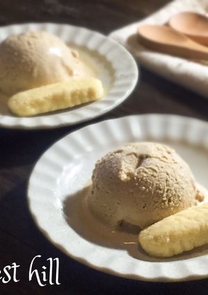 材料たったの３つ！黒糖のアイスクリーム-レシピのメイン写真