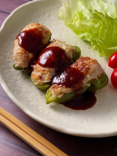 *ピーマンの肉詰め*-レシピのメイン写真