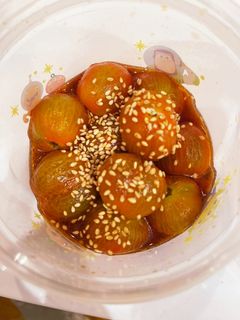 皮むきミニトマトの中華風ナムル-レシピのメイン写真
