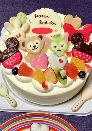 ダッフィ＆ジェラトーニのチョコプレート-レシピのメイン写真