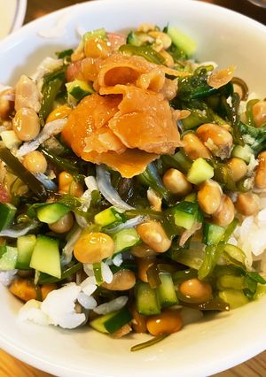 みんなに食べてほしい！めかぶ納豆丼-レシピのメイン写真