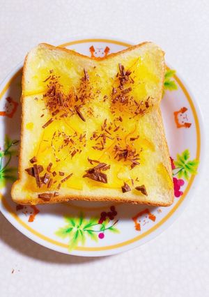 チョコがけマーマレードのトースト-レシピのメイン写真