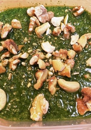 大葉　大量消費！シソのジェノベーゼソース-レシピのメイン写真