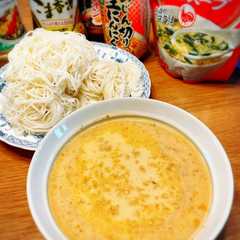 豚骨風？味変そうめんのつけつゆ！改良版-レシピのメイン写真