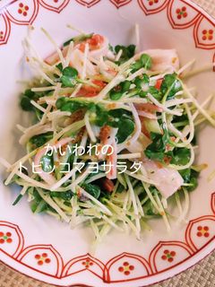 我が家の定番!かいわれ◎とびっこサラダ☆-レシピのメイン写真