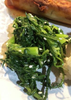 簡単、一味違う、春菊の美味しいナムル-レシピのメイン写真