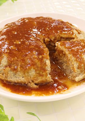 炊飯器で!BIGハンバーグ-レシピのメイン写真