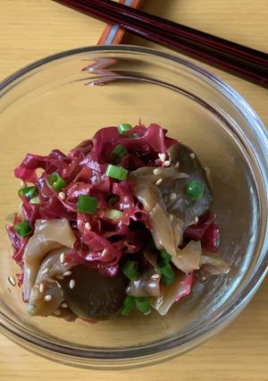 3分でおつまみ！とさかのり搾菜の小鉢-レシピのメイン写真