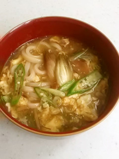 ふかひれスープで超簡単うどん-レシピのメイン写真
