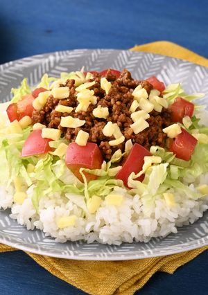 シュレッドチーズのタコライス-レシピのメイン写真