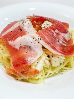いちじくと生ハムの冷製パスタ☆-レシピのメイン写真