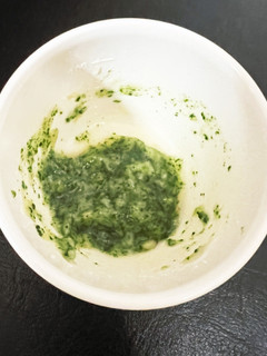 バナナとほうれん草 離乳食初期 デザート-レシピのメイン写真