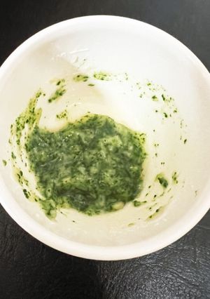 バナナとほうれん草 離乳食初期 デザート-レシピのメイン写真