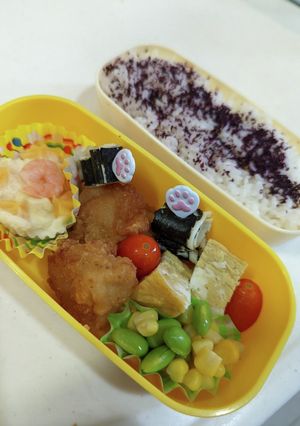 夏休み中のお弁当　8/18-レシピのメイン写真