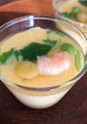 白だしで茶碗蒸しの上のあん-レシピのメイン写真