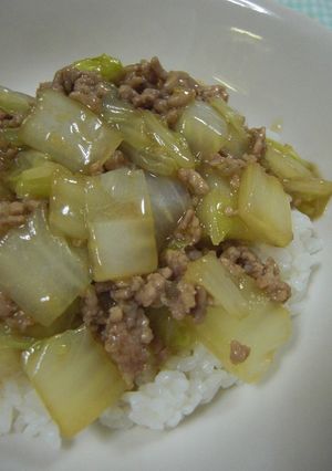 ✿白菜のお手軽あんかけ中華丼✿-レシピのメイン写真