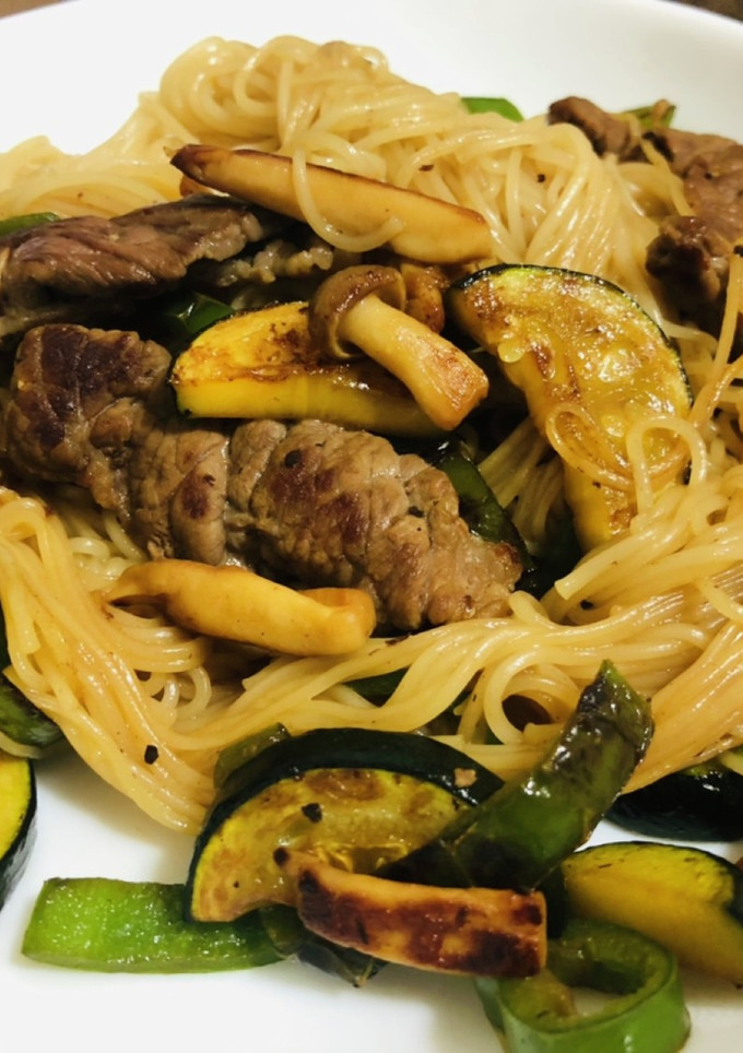 余ったそうめんで焼きビーフン風-レシピのメイン写真