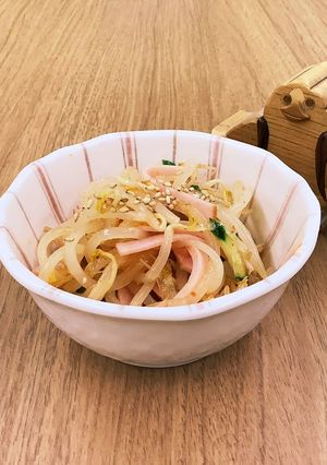 【大崎市】ハムともやしときゅうりの和え物-レシピのメイン写真