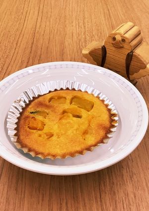 【大崎市】かぼちゃ蒸しパン【学校給食】-レシピのメイン写真
