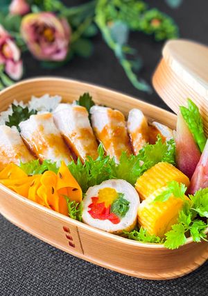 63℃ スタミナ満点！ポークステーキ弁当-レシピのメイン写真