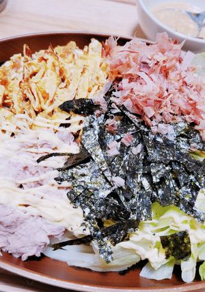 夢庵風サラダうどん-レシピのメイン写真