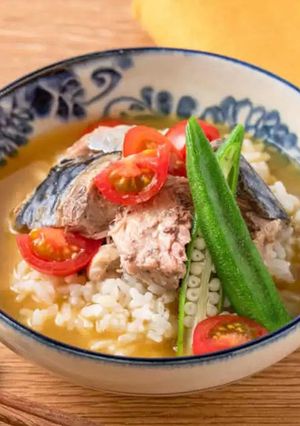 さばカレー冷や汁-レシピのメイン写真