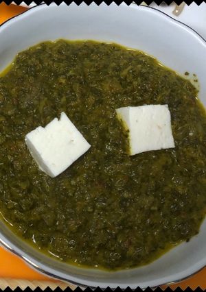 ほうれん草のスパイスカレー(パニール入)-レシピのメイン写真