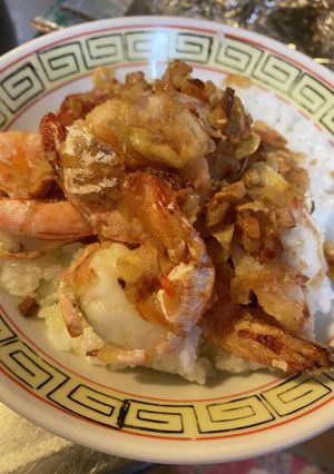 我が家の丼#ガーリックシュリンプ丼-レシピのメイン写真