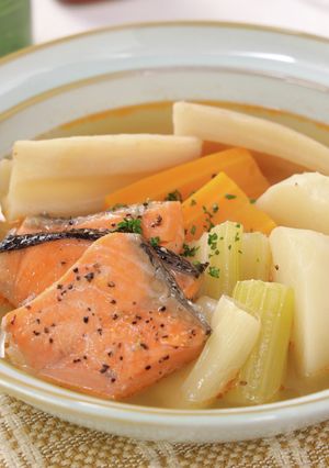 鮭と冬野菜のポトフ-レシピのメイン写真