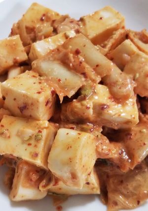 キムチはんぺんのごまマヨ和え-レシピのメイン写真