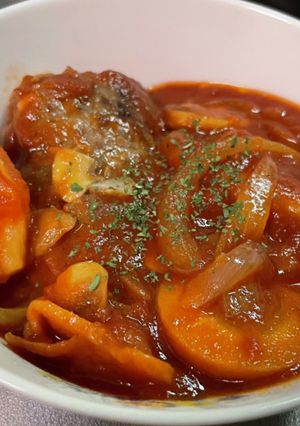 意外と簡単煮込みハンバーグ-レシピのメイン写真