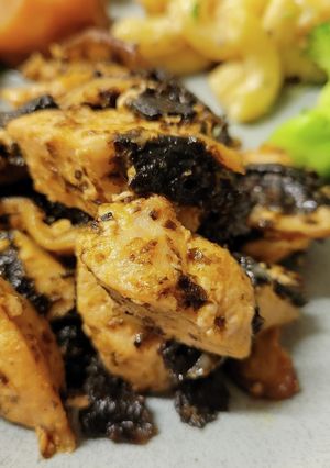 むね肉ののりソース炒め　(命名のりすけ)-レシピのメイン写真