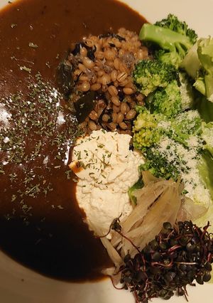 レトルトカレーを使ったダイエットひと皿-レシピのメイン写真