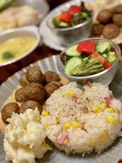 とうもろこしとベーコンのピラフ-レシピのメイン写真