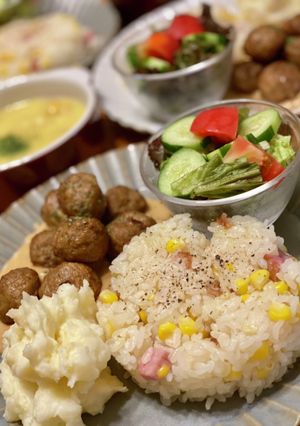 とうもろこしとベーコンのピラフ-レシピのメイン写真