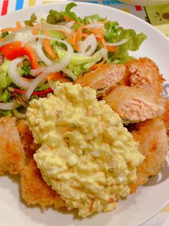 鮭フライ*タルタルソースがけ-レシピのメイン写真