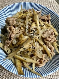 牛肉、ごぼうのしぐれ煮。簡単!-レシピのメイン写真