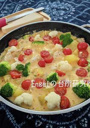 フレッシュチーズと鶏の手抜煮込【ドイツ】-レシピのメイン写真