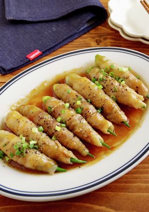 ☆簡単☆レンジで4分!肉巻きオクラ-レシピのメイン写真