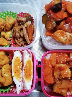 旦那、娘弁当(8/24)-レシピのメイン写真