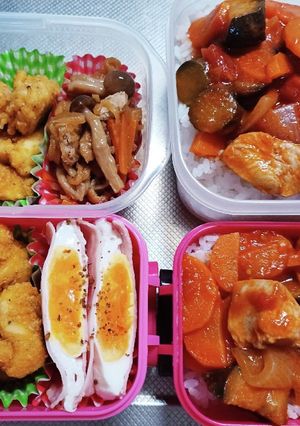 旦那、娘弁当(8/24)-レシピのメイン写真