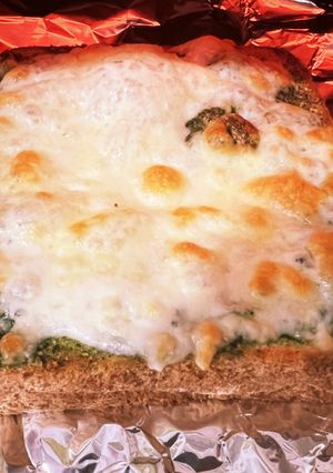 大葉ジェノベーゼソースとチーズのトースト-レシピのメイン写真