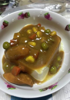 カレーがけオガタ豆腐-レシピのメイン写真