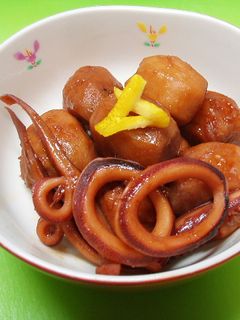 里芋とイカの煮物-レシピのメイン写真