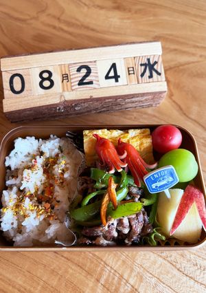 2022.8/24 小学生学童お弁当-レシピのメイン写真
