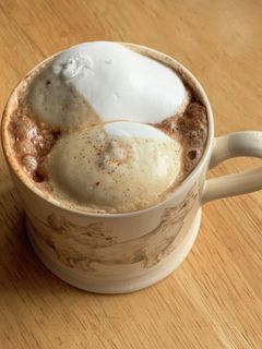 チョコレート入りマシュマロカフェオレ-レシピのメイン写真