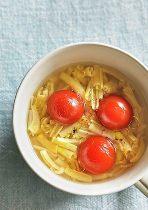 ミニトマトのスープミール-レシピのメイン写真